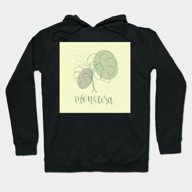 Monstera deliciosa Hoodie by lyndsiemark